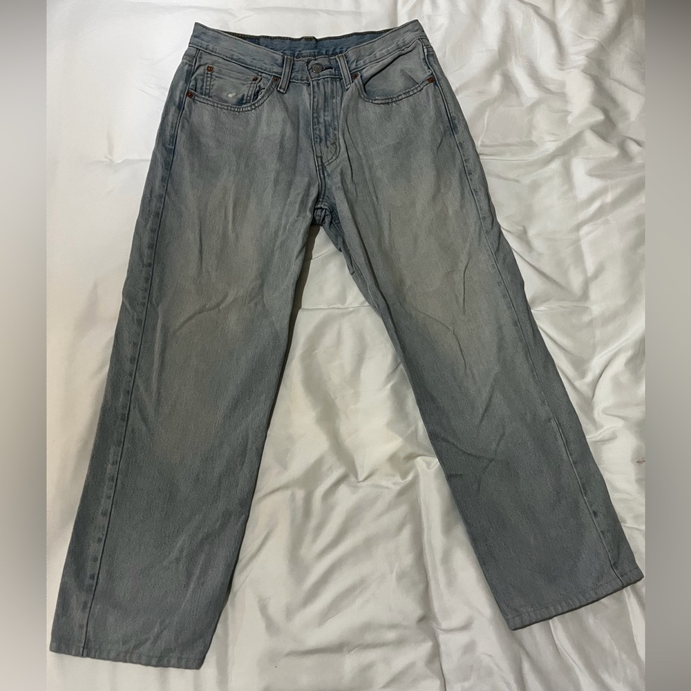 Levi's Men's Denim Jeans in Light Blue 550